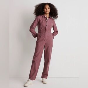 Madewell Garment-Dyed Long-Sleeve Jumpsuit